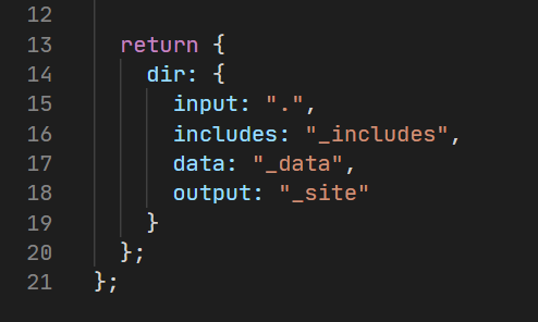 Screenshot of default indentation styles in Visual Studio Code